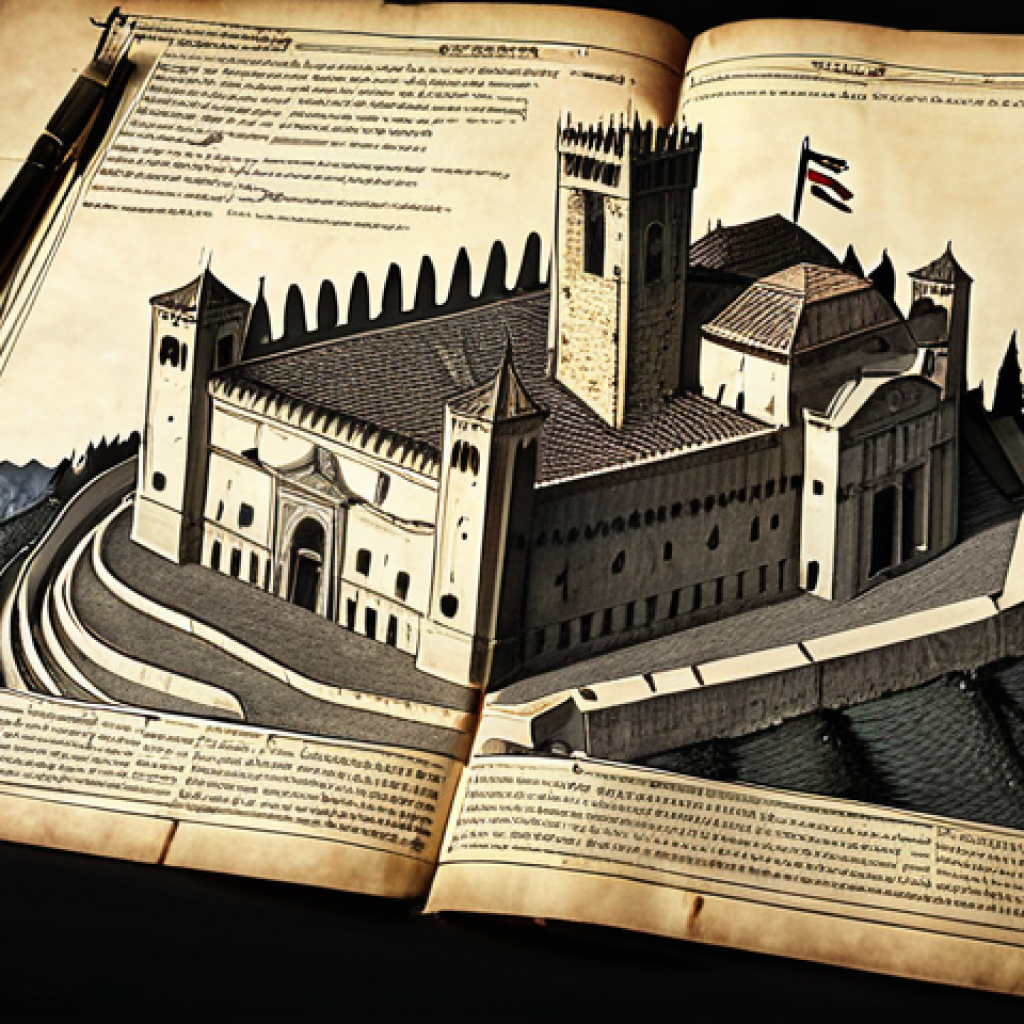 **San Marino: Ancient Laws, Modern Tech**
    A visually rich image portraying San Marino's legal evolution. On one side, ancient, illuminated parchment scrolls representing the Statuta 1600, perhaps with a traditional quill pen nearby. On the other side, glowing, futuristic digital interfaces displaying blockchain ledgers and data streams, symbolizing digitalization and efficiency. In the background, the silhouette of San Marino's historic Parliament building (Palazzo Pubblico) subtly interwoven with a network of digital lines, emphasizing the nation's blend of deep historical roots with contemporary technological innovation and its enduring autonomy.